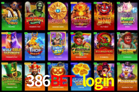 Interface do App 386bet login